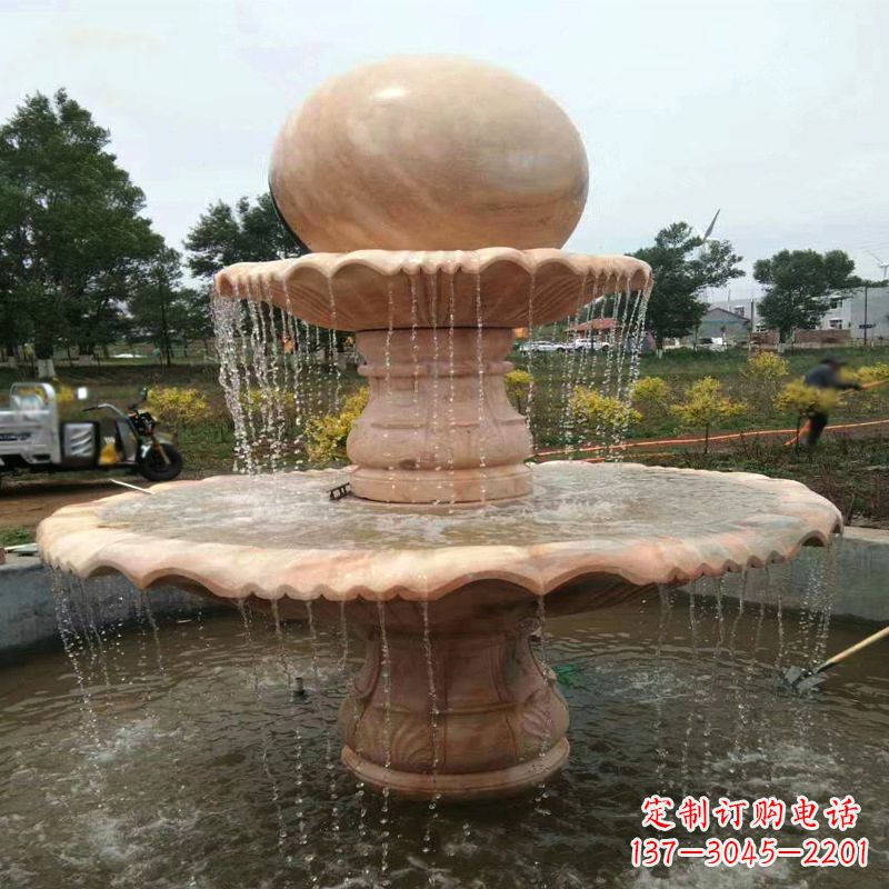 泰安公园园林石雕喷泉水景
