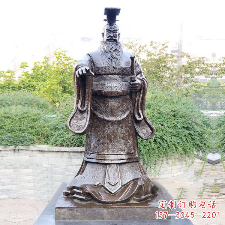 泰安秦始皇雕塑,永恒的历史符号