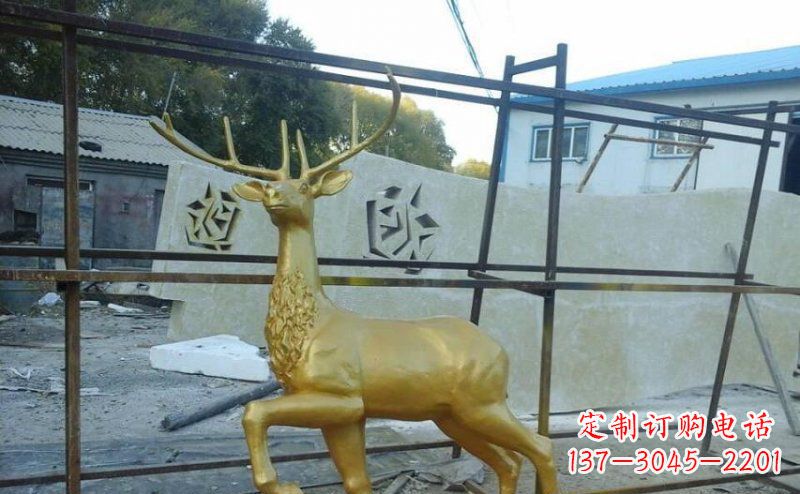 泰安室内外羚羊铜雕艺术品
