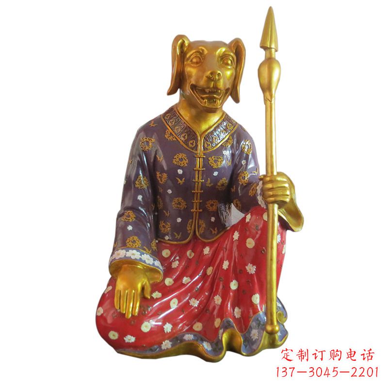 泰安高端可爱的玻璃钢生肖雕塑