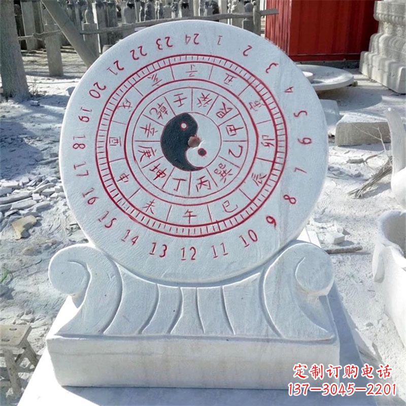 泰安古代计时器日晷仪雕塑