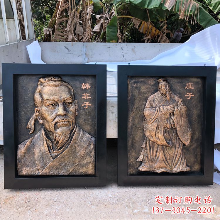 泰安中领雕塑专业的古代历史名人头像雕塑定制