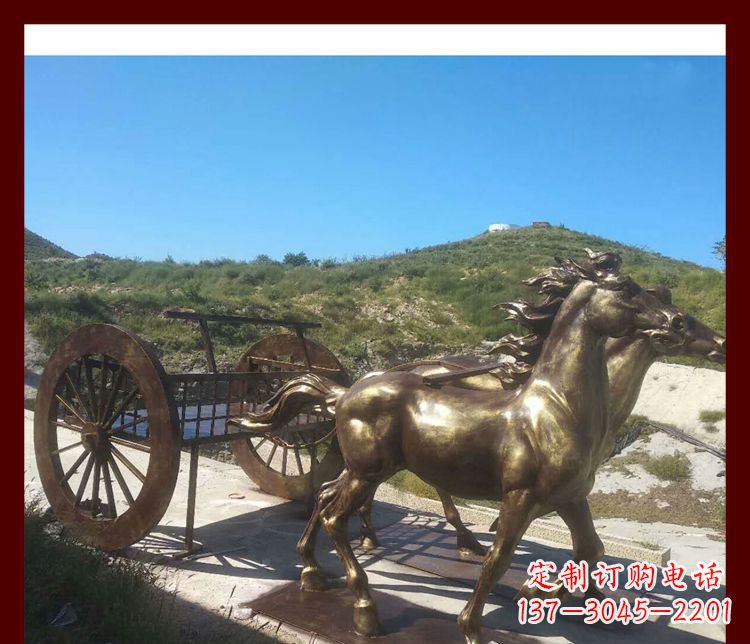 泰安马车铜雕精美绝伦的古典魅力