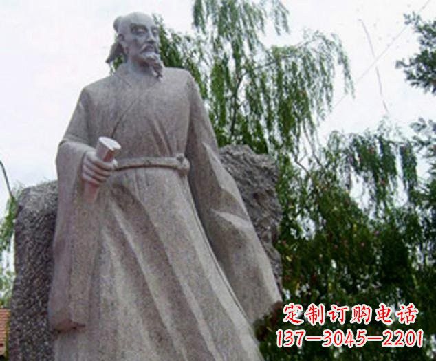 泰安古代名人李白雕塑