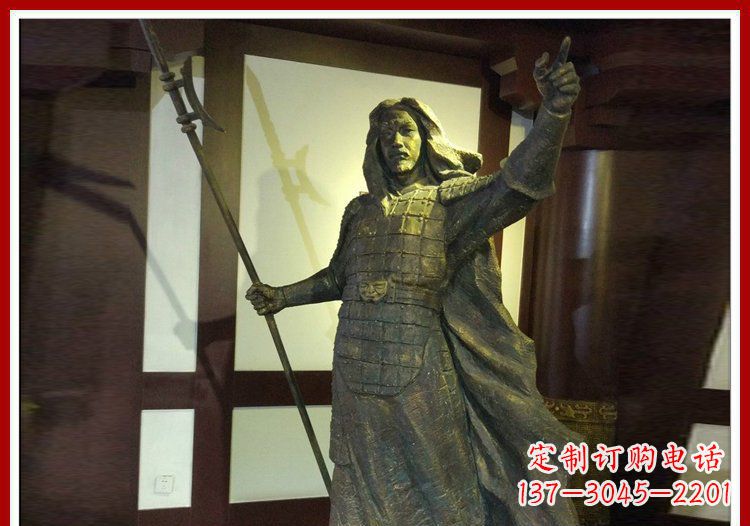 泰安传神的古代名人雕塑