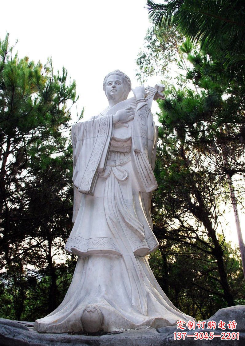 泰安传承古代高贵,纪念王昭君石雕