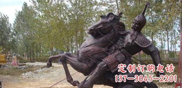 泰安复古骑士马雕塑