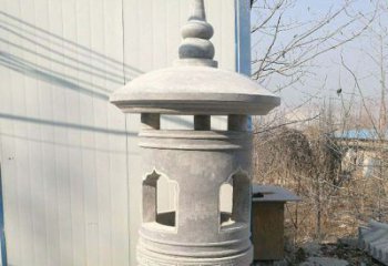 泰安精美公园大理石石灯雕塑