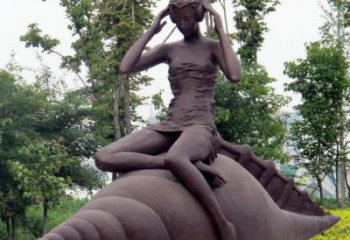 泰安海螺姑娘铜雕——让美丽长存记忆
