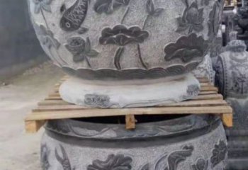 泰安精致的石头水缸雕塑，为您的公园小区增添美丽色彩
