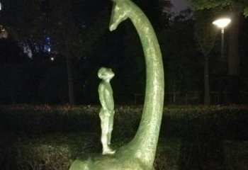 泰安壮观绝伦的长颈鹿雕塑