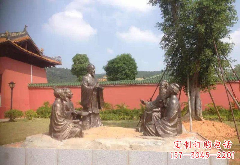 泰安经典经典,传承孔子之魅力——孔子铜雕