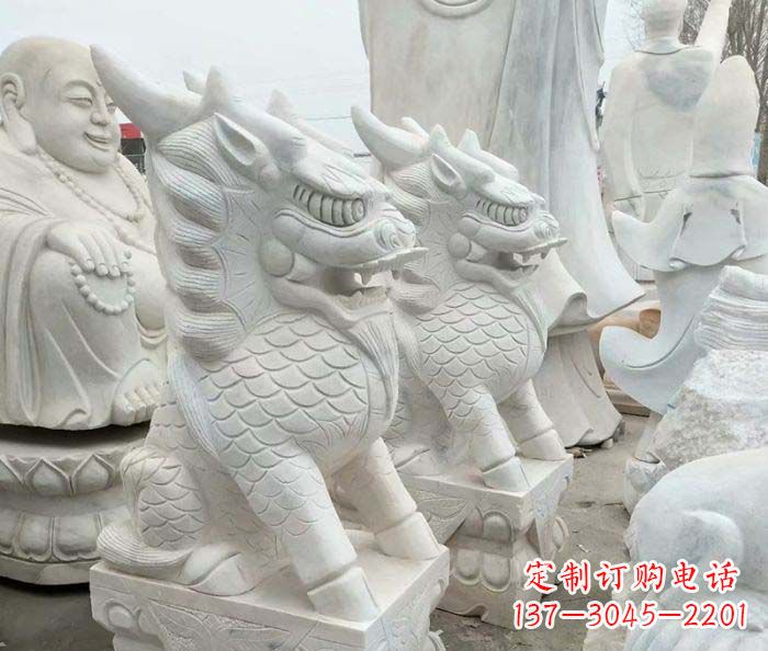 泰安中领雕塑麒麟石雕:传承古典韵味