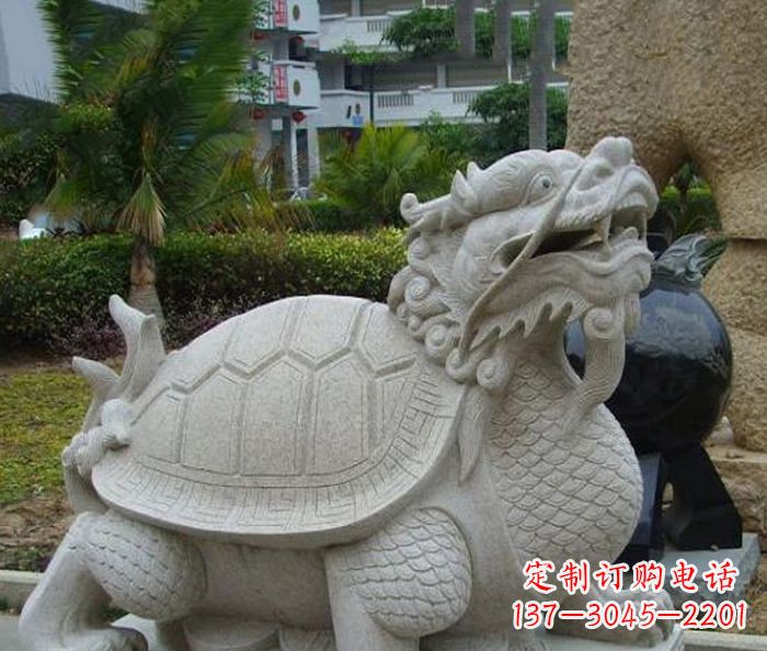 泰安中领雕塑:古典神兽龙龟石雕精神的传承