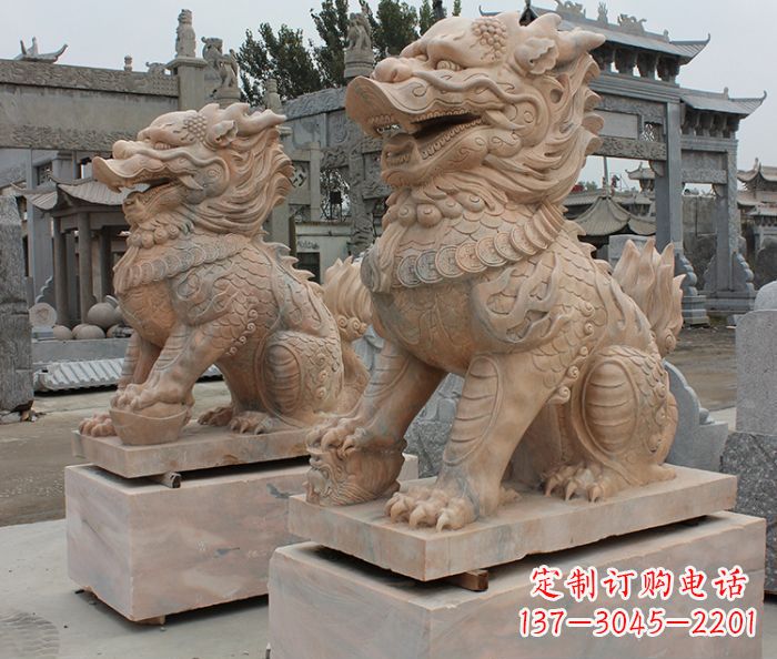 泰安尊贵的古典麒麟雕塑