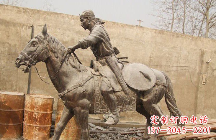 泰安古代战马铜雕塑,为您定制灵动雄壮的艺术品