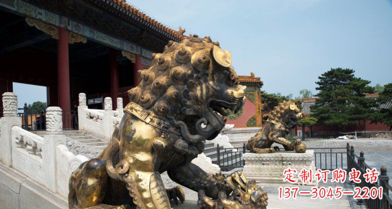 泰安黄铜狮子雕塑——象征着永恒的力量