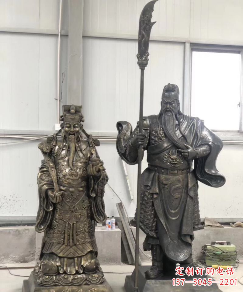 泰安海量关公雕塑把财神收入囊中!