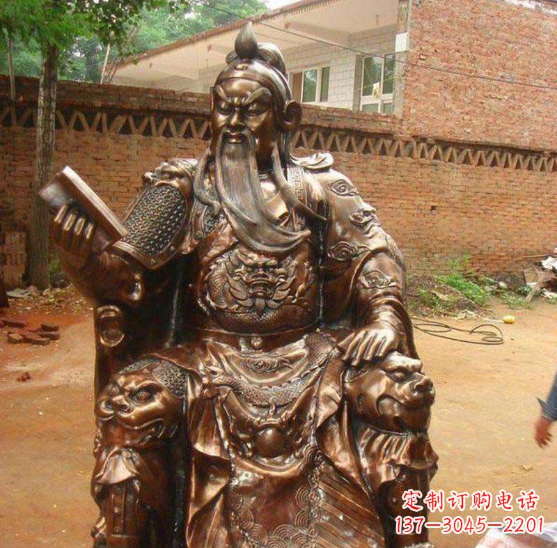 泰安天下英雄,关公雕塑