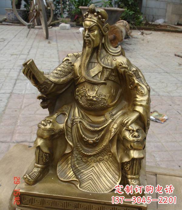 泰安专业定制关公铜雕
