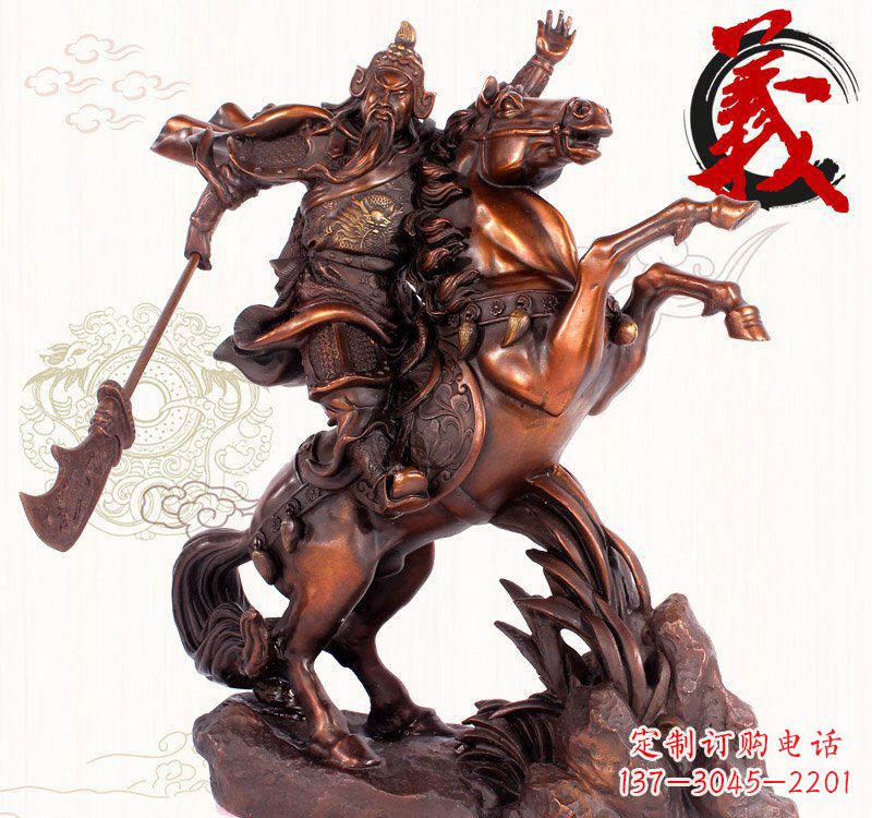泰安中领雕塑:脱胎于古代传奇的关公铜雕