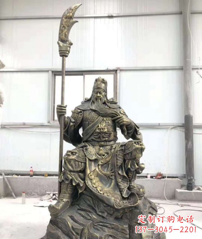 泰安关公铜雕,令您的装饰更加添彩