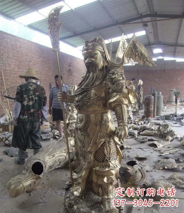 泰安关公铜雕:传承中国传统文化