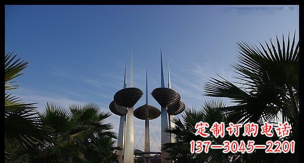 泰安不锈钢避雷针抽象雕塑