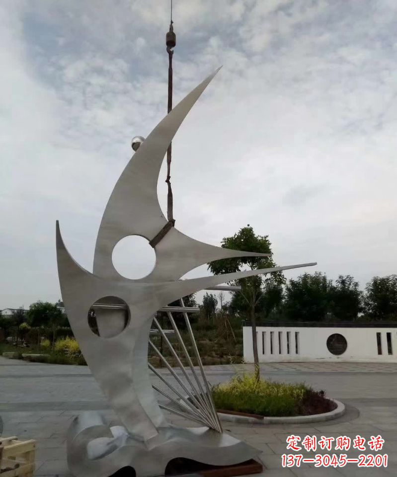 泰安不锈钢帆船雕塑,铸就无限美丽
