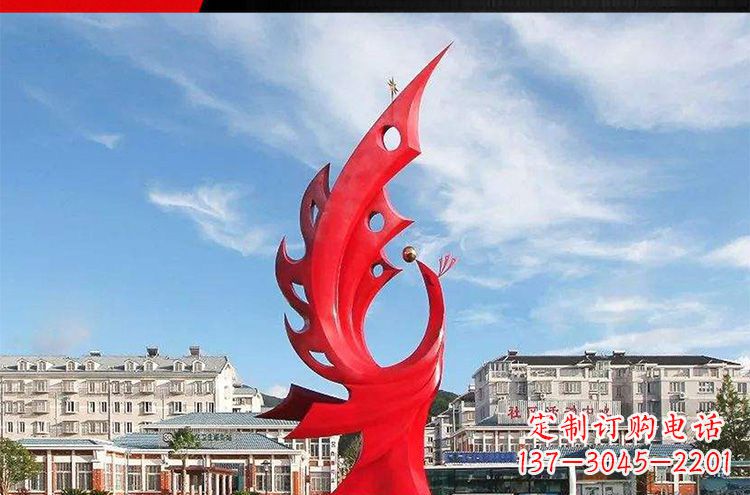 泰安高雅大气的不锈钢凤凰雕塑