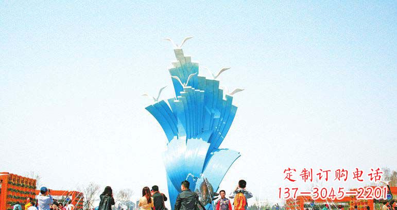 泰安光彩熠熠的海鸥雕塑