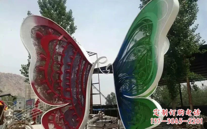 泰安精美不锈钢蝴蝶雕塑