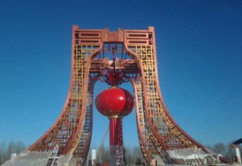 泰安中领雕塑推出不锈钢大型灯笼雕塑