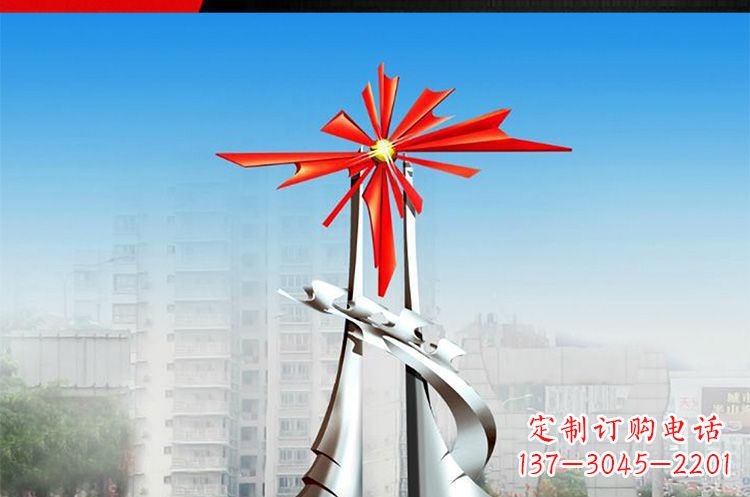 泰安令人叹为观止的牡丹景观雕塑