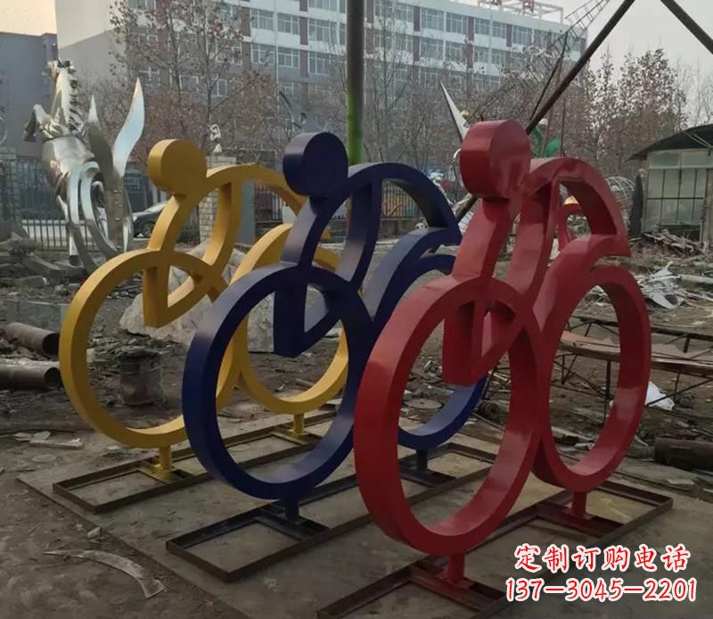 泰安中领雕塑推出的自行车雕塑是一件别具一格的…
