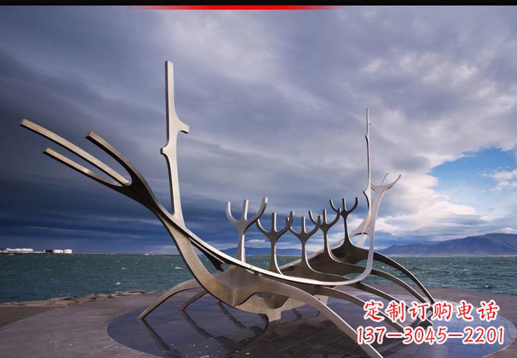 泰安广场不锈钢树枝景观雕塑