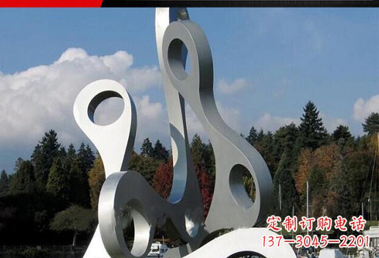 泰安专业定制不锈钢字母景观雕塑