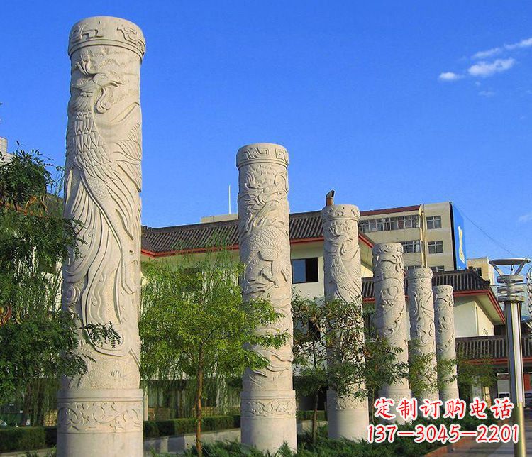 泰安中领雕塑:凤凰石雕精美雕塑