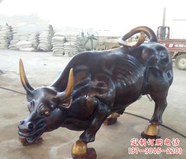 泰安牛玻璃钢仿铜动物雕塑-把动物雕塑带入生活