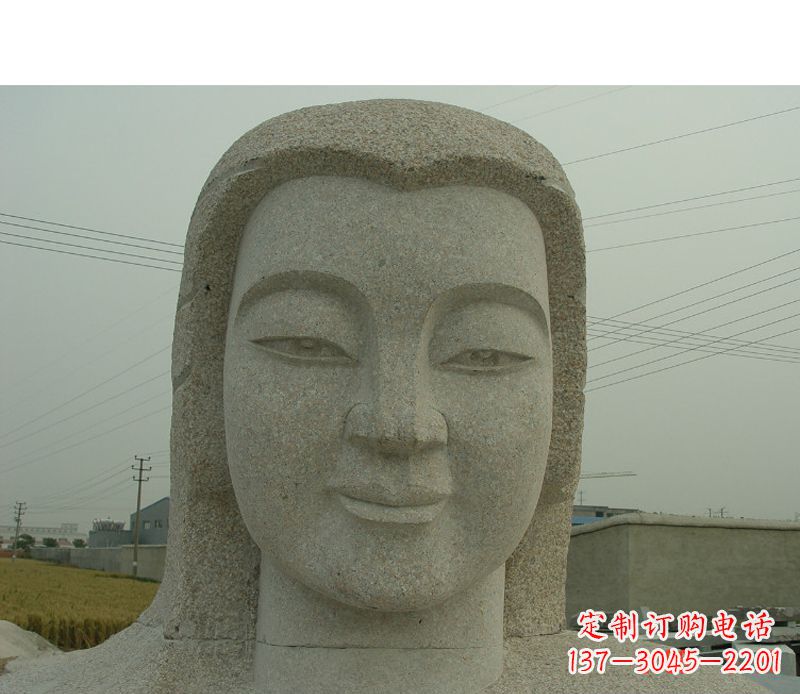 泰安广场黄河母亲石雕