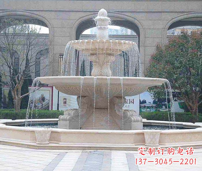 泰安为广场添彩的喷泉大型石雕