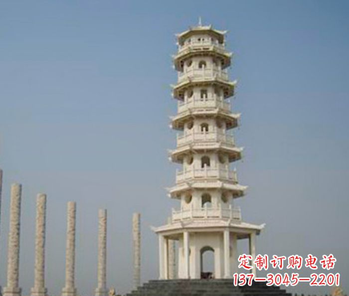 泰安多层宝塔石雕:极致精美的雕塑艺术