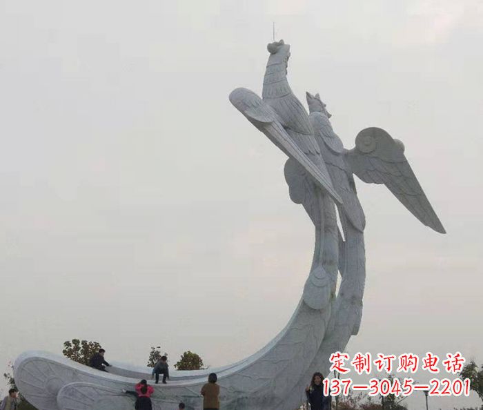 泰安中领雕塑:凤凰石雕,精美瑰丽的艺术品
