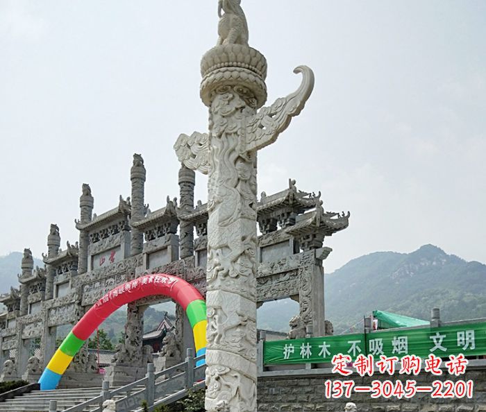 泰安中领雕塑汉白玉华表石雕--专业的定制雕塑制作服务