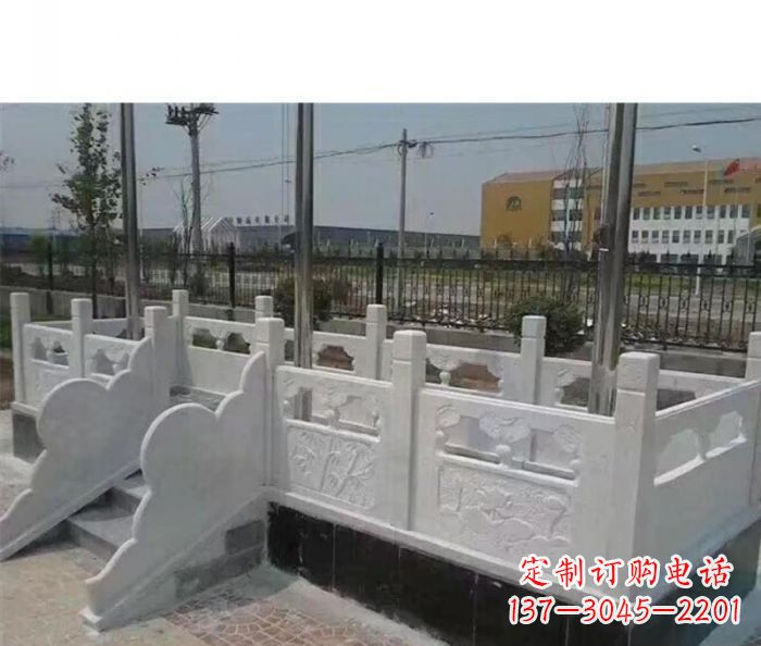 泰安完美的城市景观--汉白玉升旗台石雕