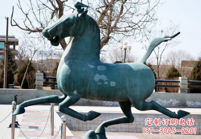 泰安艺术品马踏飞燕铜雕塑