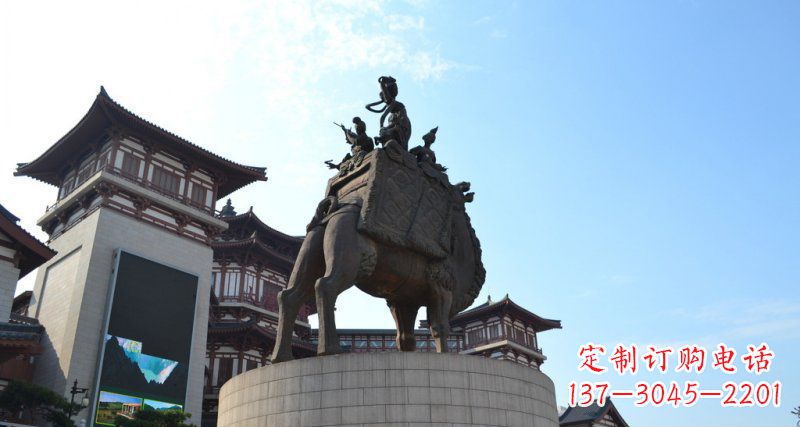 泰安古典经典,丝绸柔情骆驼雕塑