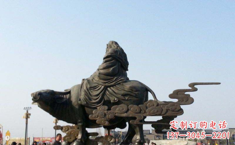 泰安精美雕塑-老子景观铜雕