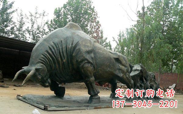 泰安新中国拓荒牛铜雕,传承中国传统文化