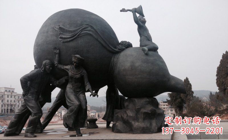 泰安皇家感觉,海量葫芦雕塑,满足你的高端定制需求